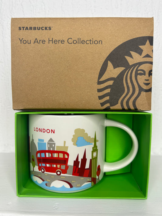 Starbucks You Are Here London Mug – 14oz ceramic collector’s mug with London skyline artwork