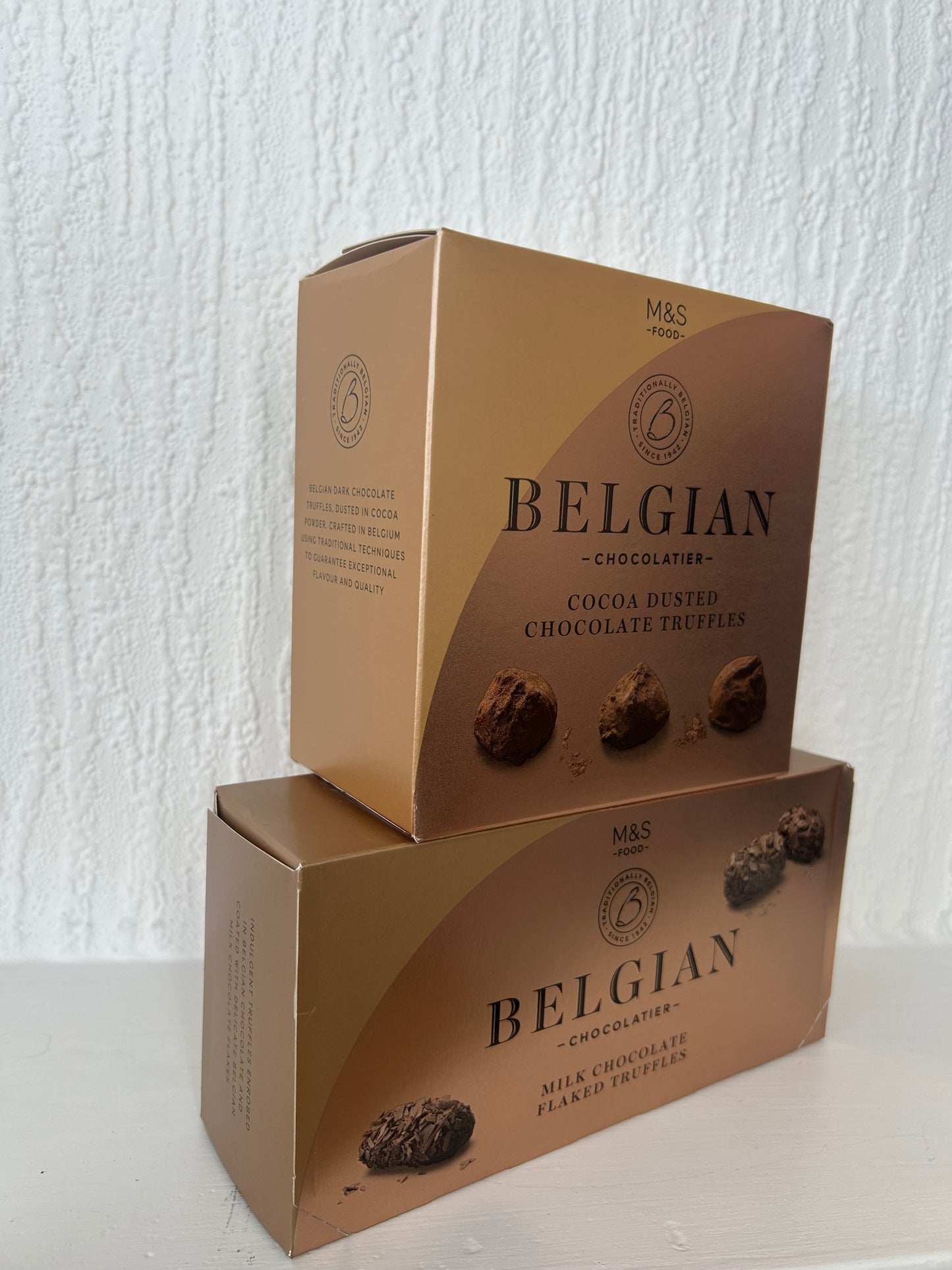 M&S Belgian Flake & Cocoa Dusted Chocolate Truffles