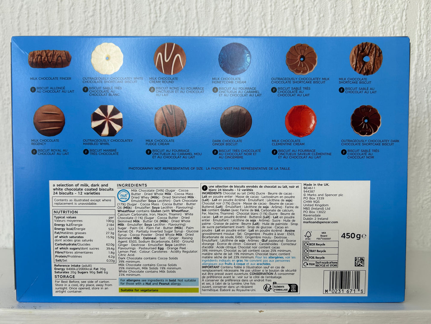M&S Shortbread & Chocolate Gift Bundle – Viennese & Outrageously Chocolaty Biscuits