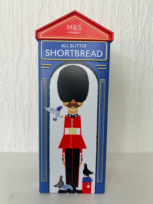 M&S London Guard Shortbread Tin – 180g UK Import Gift
