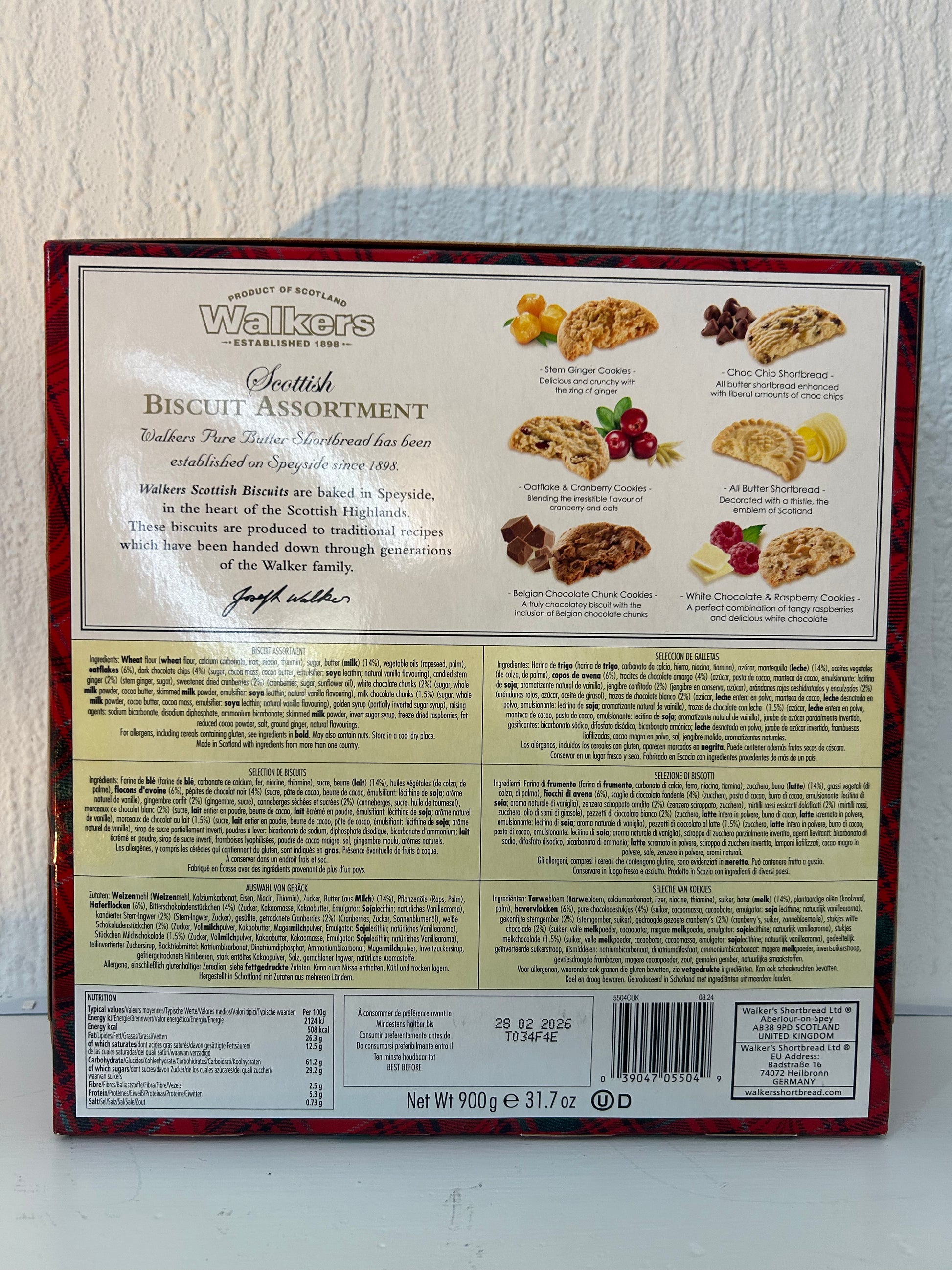 Walkers Scottish Biscuit Collection – Classic Butter Cookies