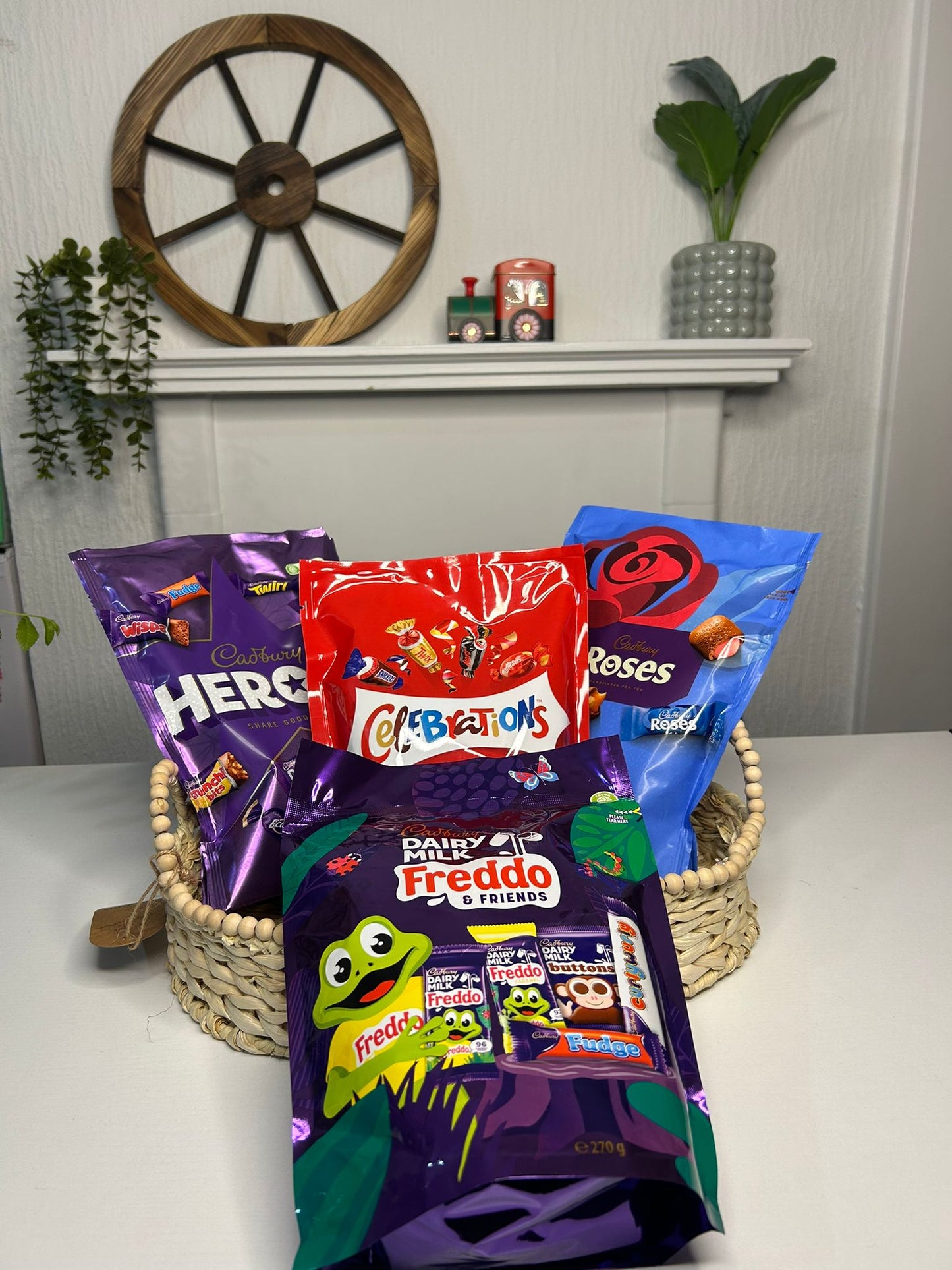 Christmas Chocolate Bundle with Celebrations, Cadbury Heroes, Freddo & Roses