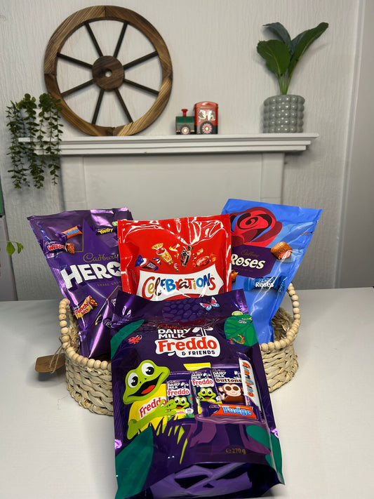 Christmas Chocolate Bundle with Celebrations, Cadbury Heroes, Freddo & Roses