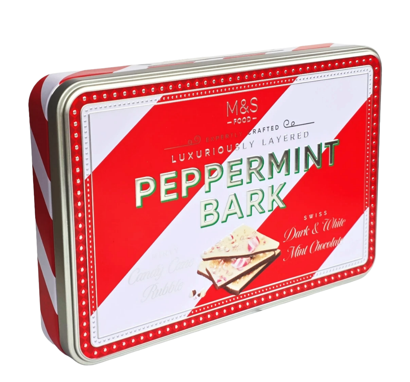 Imported UK M&S Peppermint Bark holiday chocolate treat
