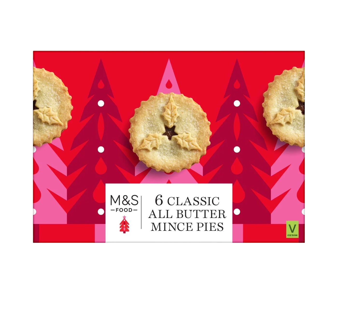 M&S Classic All Butter Mince Pies pack of 6