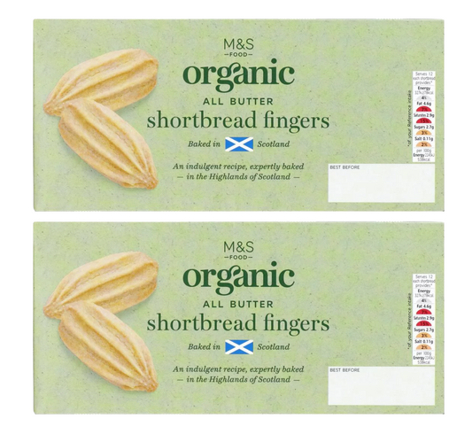 M&S butter shortbread biscuits bundle of two packs