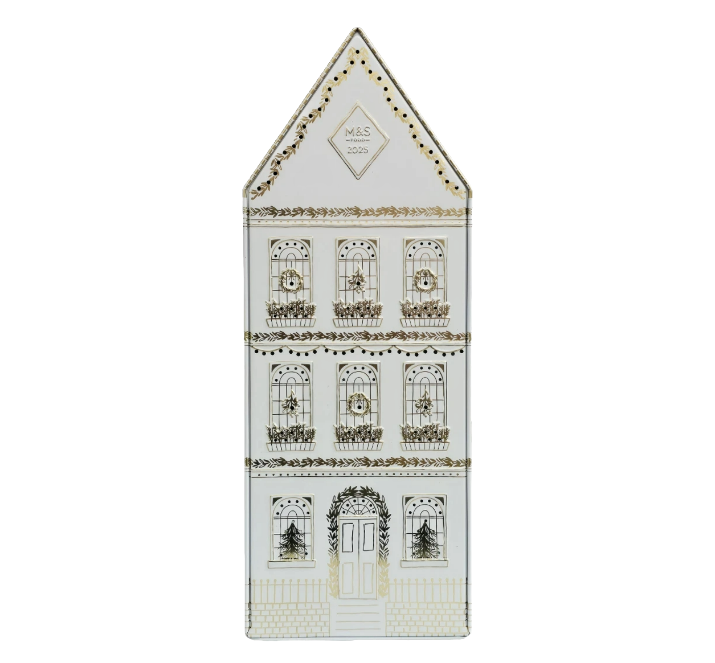 M&S Shortbread Light Up House Tin 230g – Scottish Butter Cookies Gift