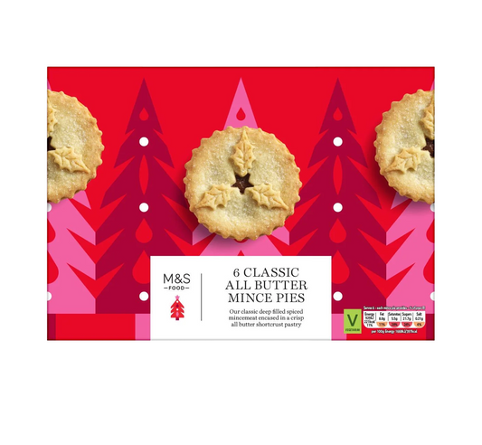 Marks & Spencer deep-filled mince pies Christmas pack