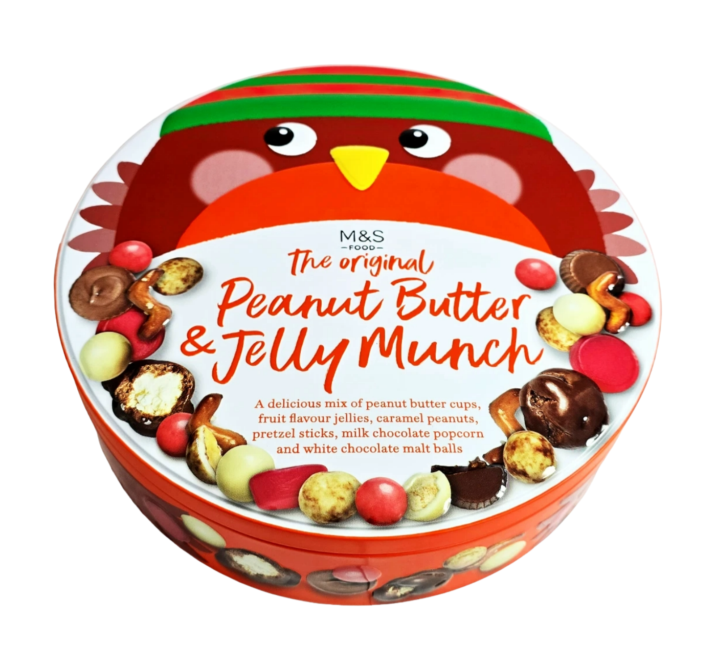 Marks & Spencer Peanut Butter & Jelly snack mix with pretzels and chocolate