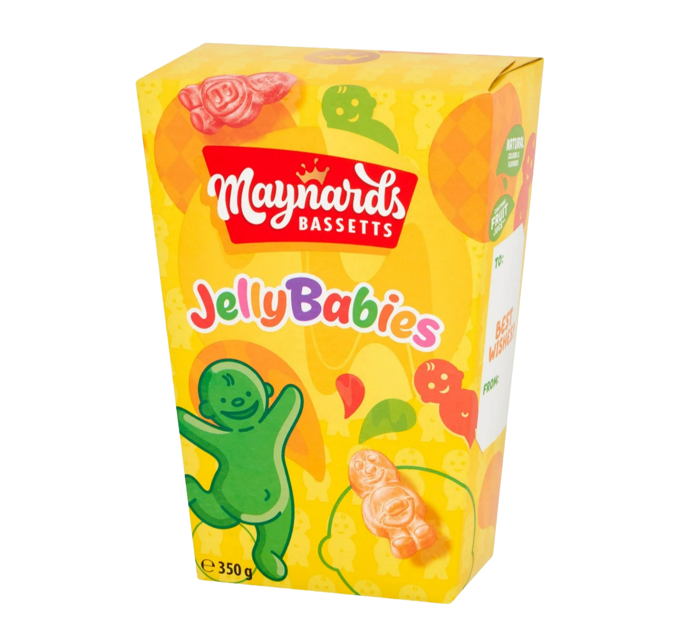 Close-up of Maynards Bassetts Jelly Babies fruity sweets