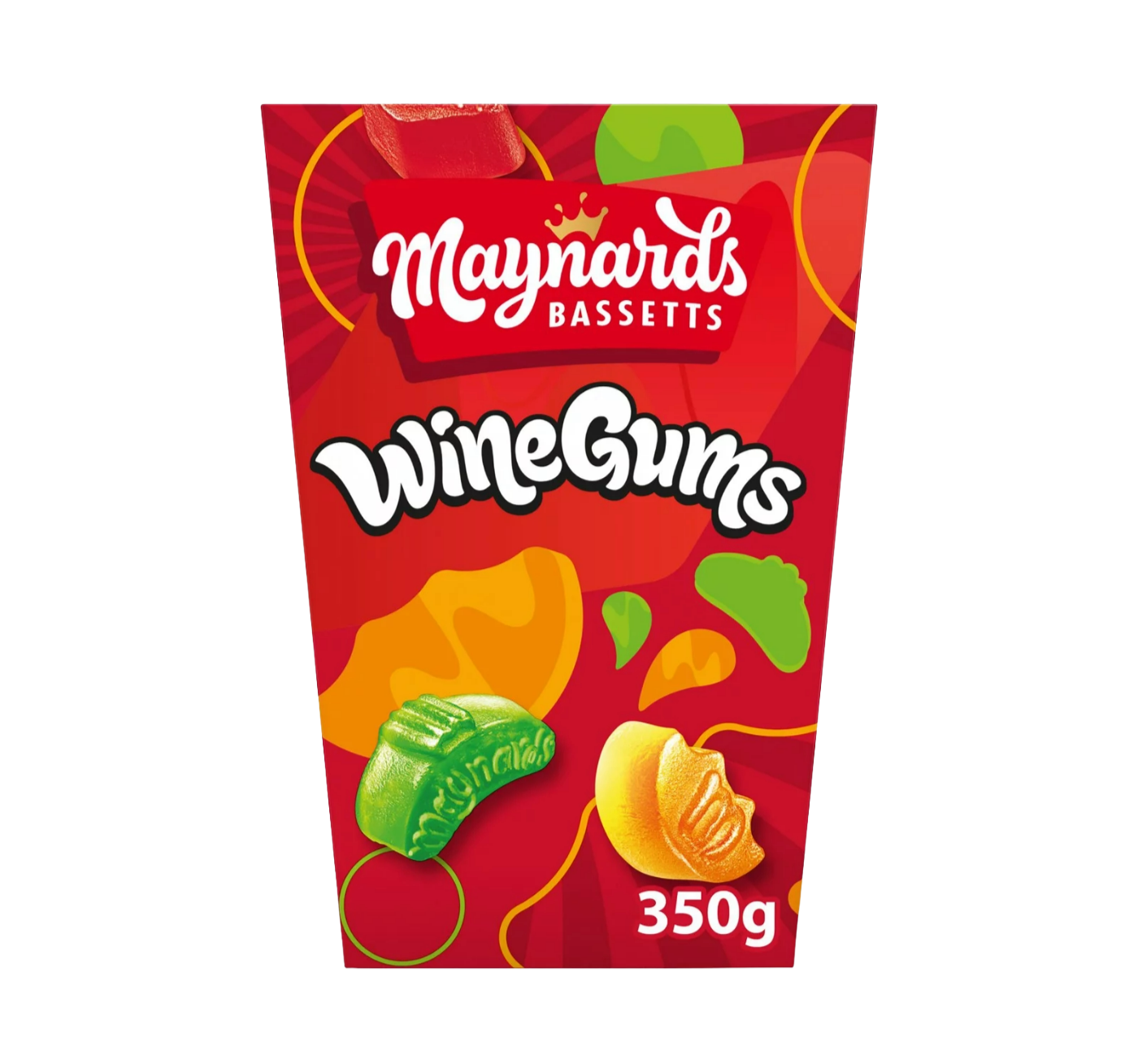 Maynards Bassetts Wine Gums 350g carton British candy treat