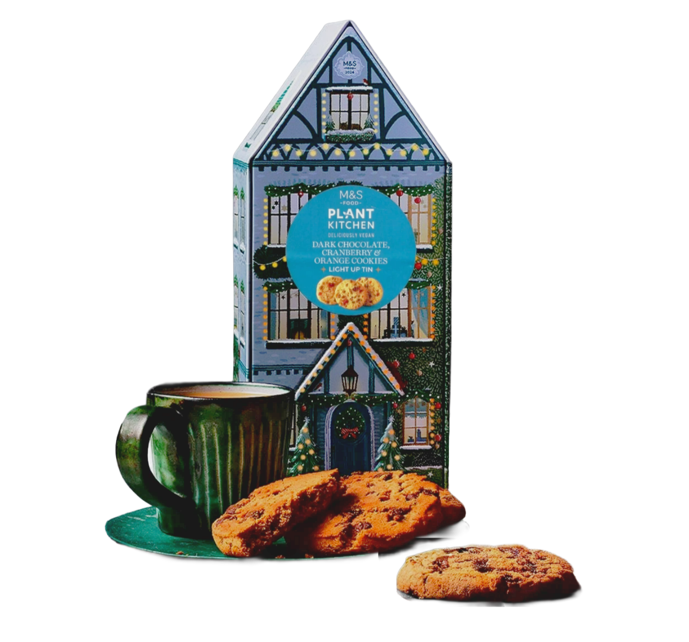Dark chocolate cranberry orange cookies from M&S Plant Kitchen 200g