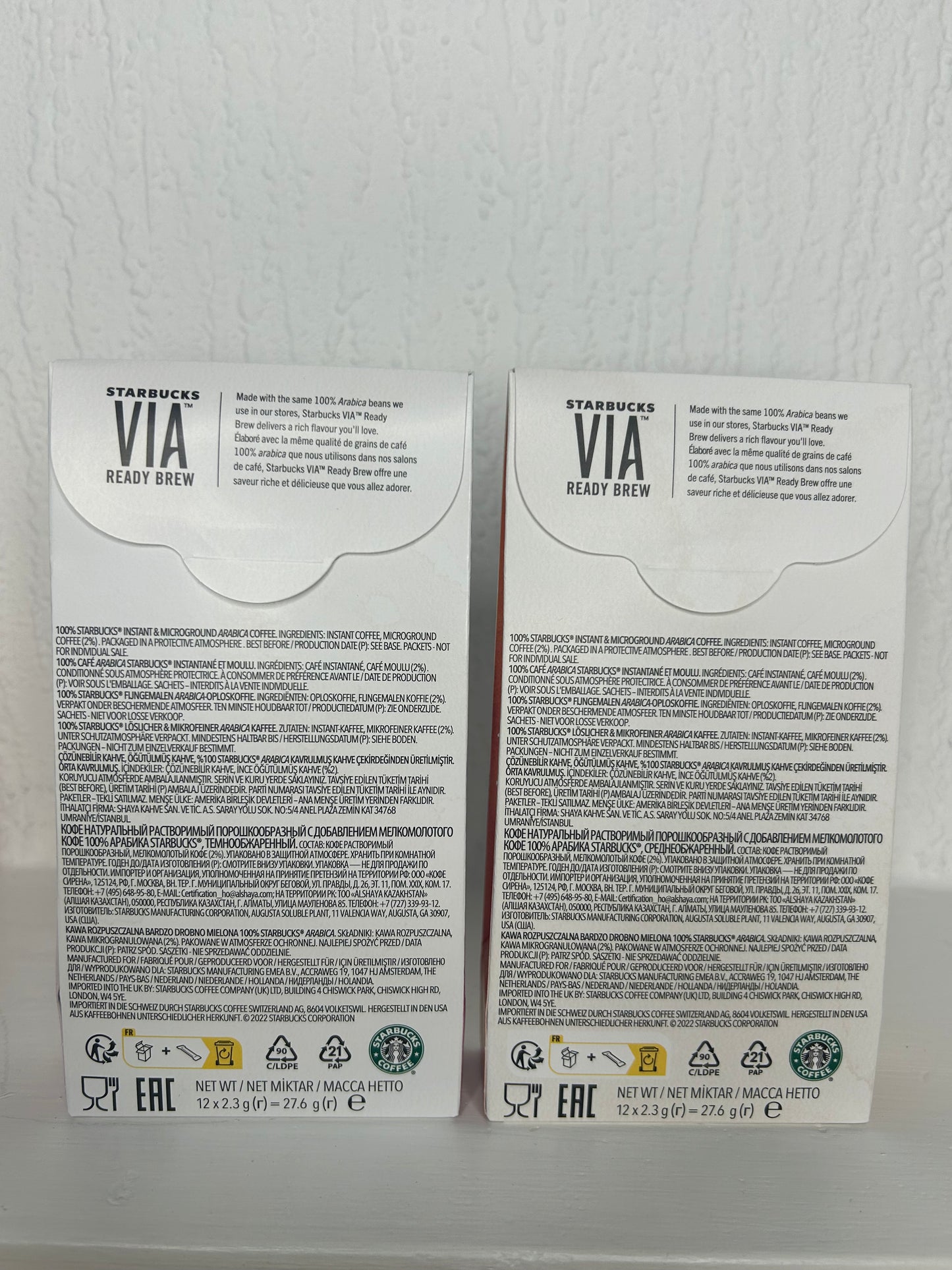 Medium Roast Starbucks Instant Coffee – Pike Place VIA UK Import