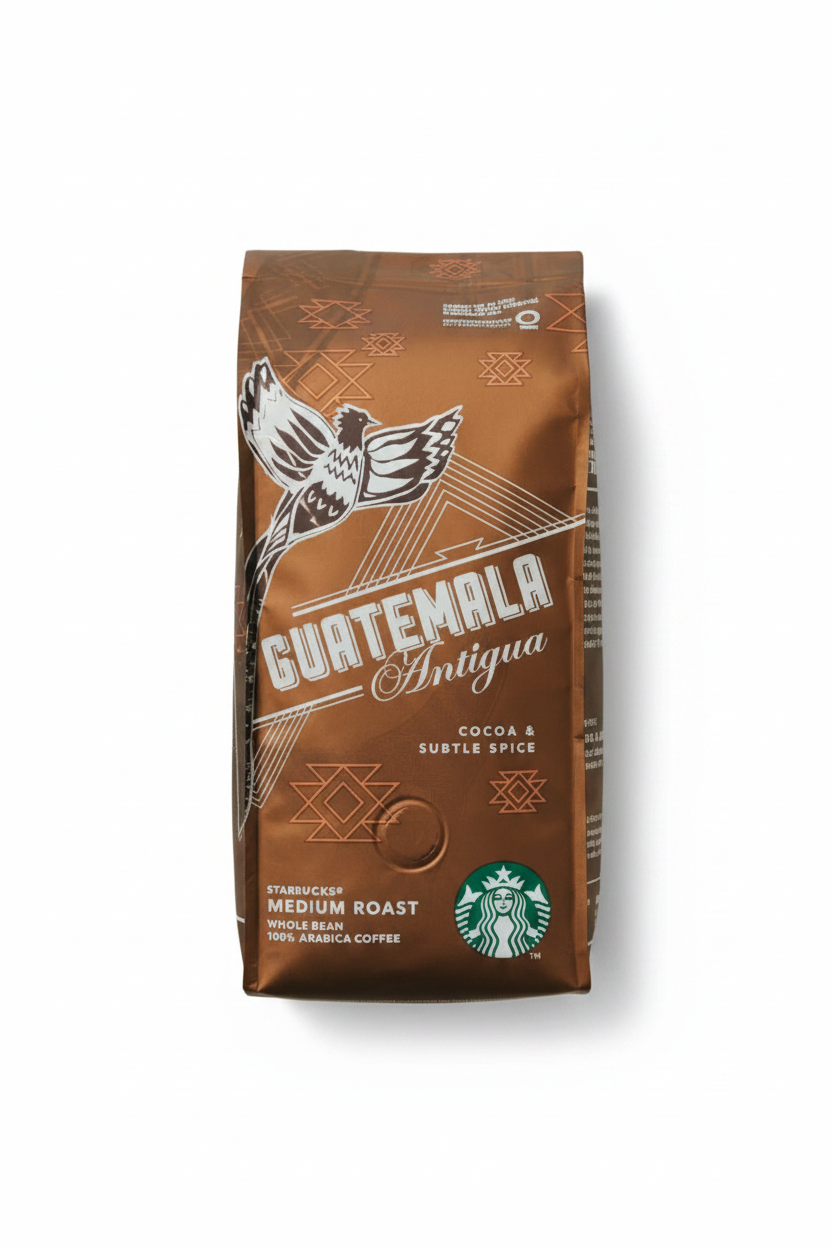 Starbucks Guatemala Antigua Coffee Beans 227g – perfect for espresso or filter brewing