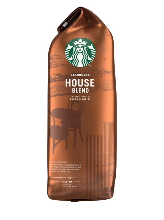 Starbucks House Blend 227g coffee beans – perfect for espresso or filter brewing
