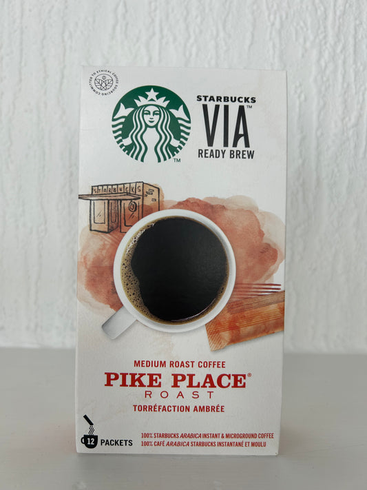 Starbucks VIA Coffee Bundle – Pike Place & Italian Roast 2-Pack