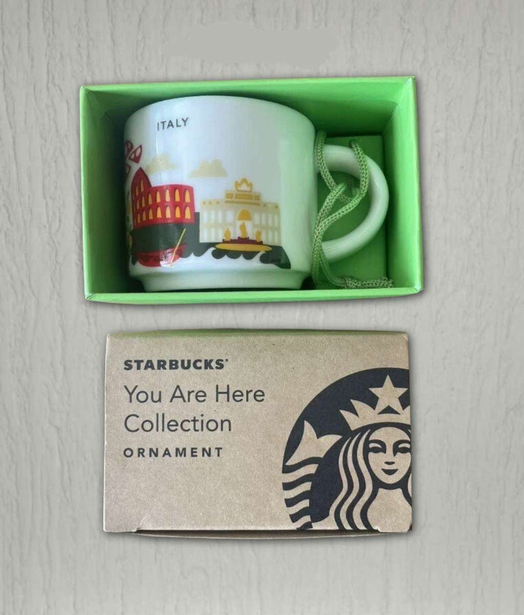 Starbucks You Are Here Italy Mug 16oz boxed set – perfect gift for mug collectors