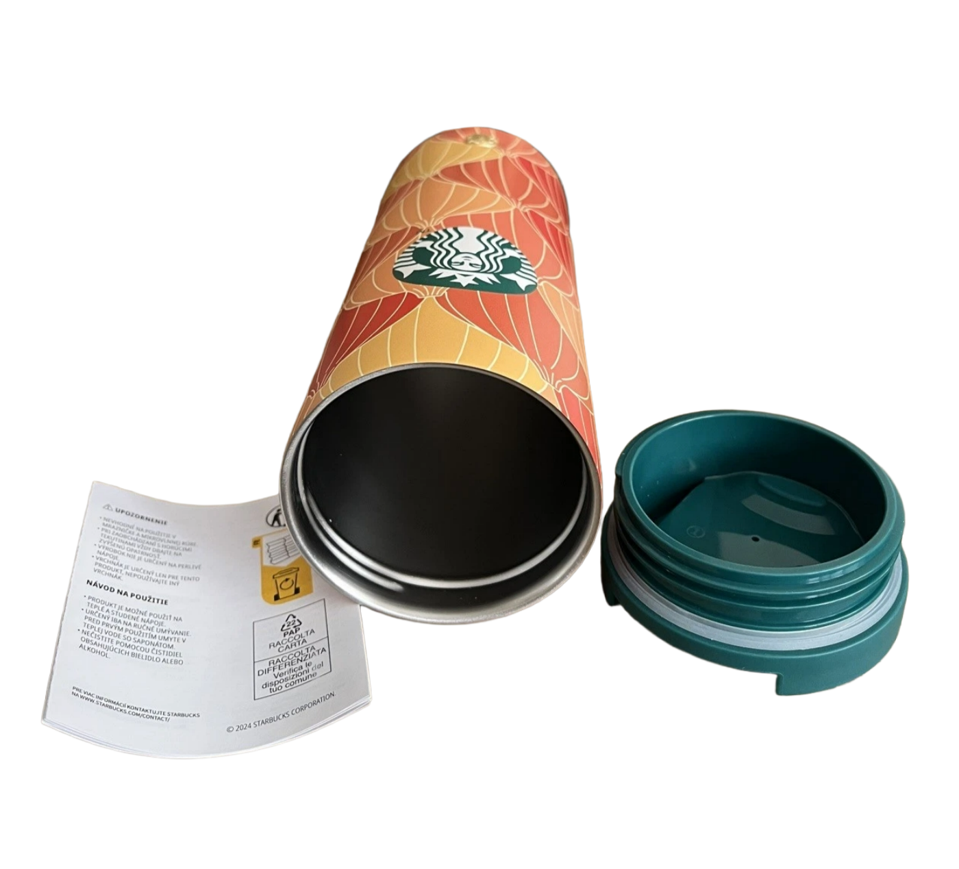 Starbucks Fall Collectible Pumpkin Stainless Steel Cup with lid