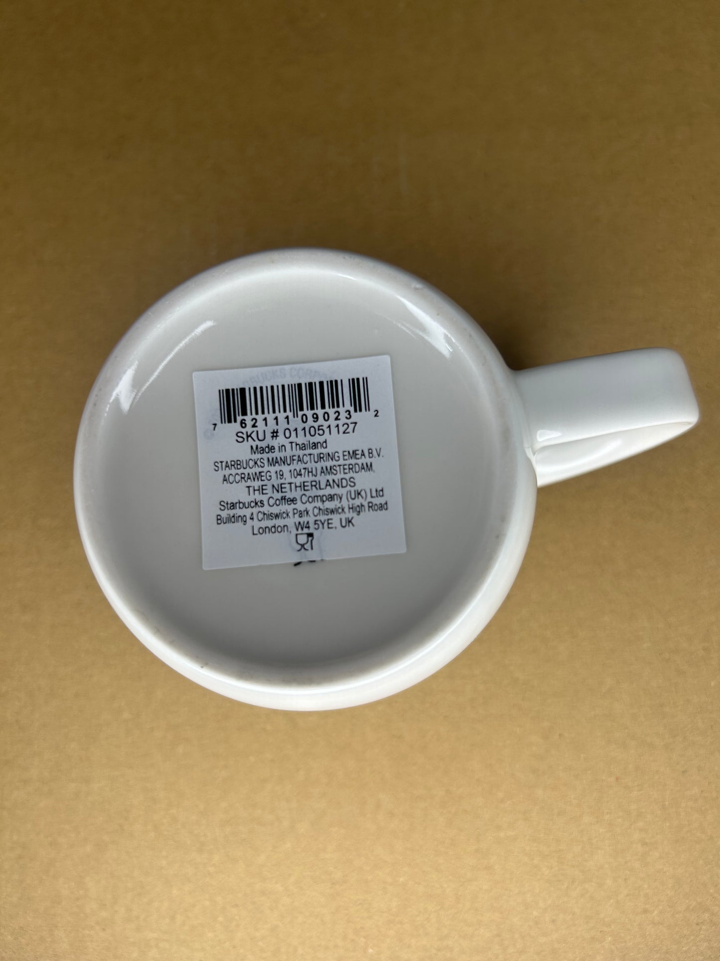 Starbucks White Short Mug 8oz in official box