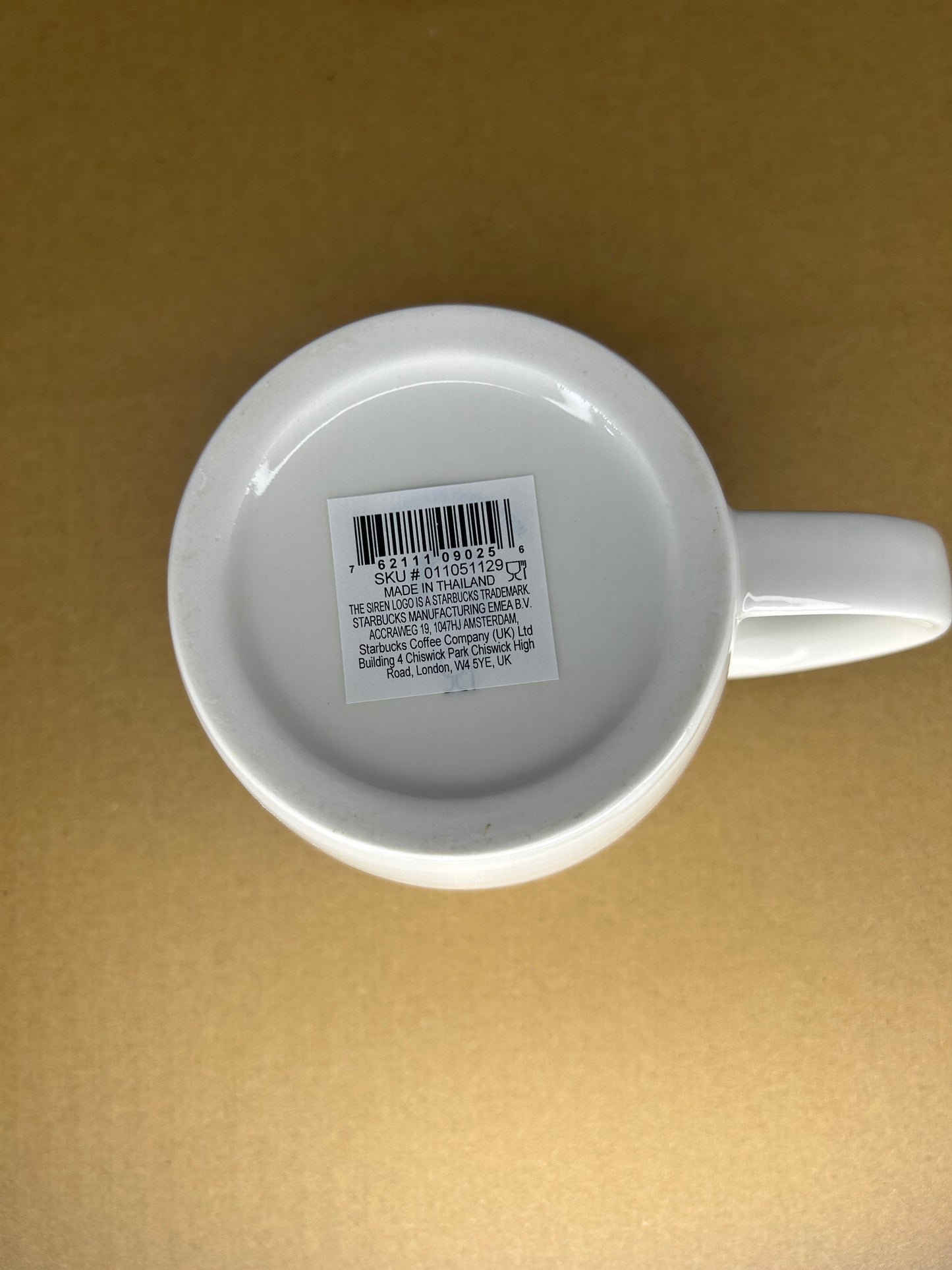 Starbucks Classic White Tall Mug 12oz