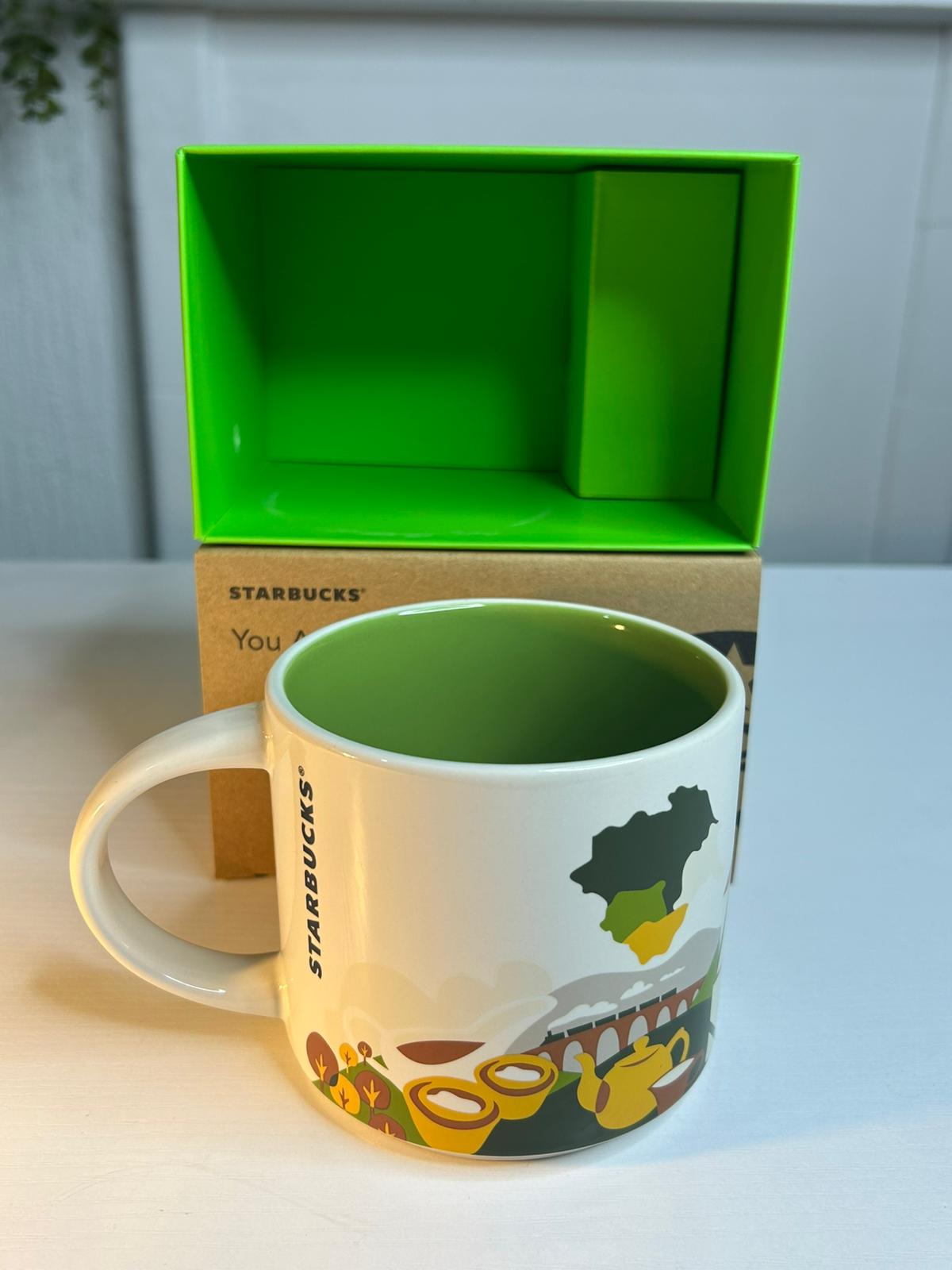 Starbucks You Are Here Yorkshire Mug 16oz in original box packaging
