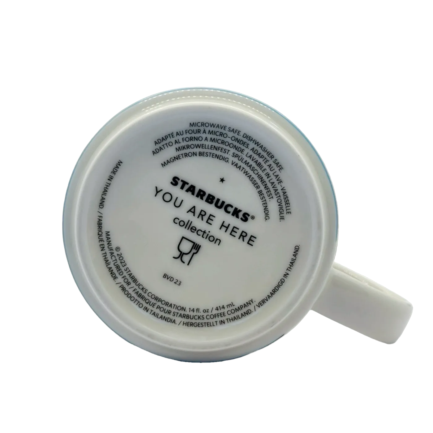 Starbucks You Are Here Cambridge Mug 16oz back design – Cambridge souvenir cup