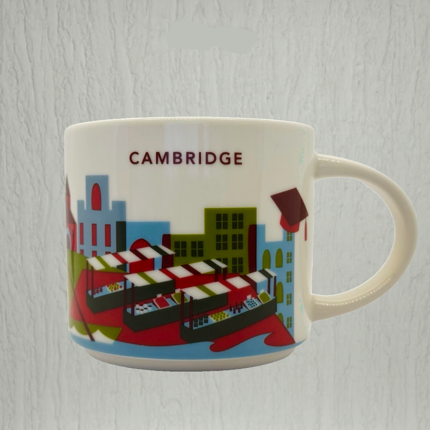 Starbucks You Are Here Cambridge Mug 16oz featuring Cambridge landmarks – souvenir mug