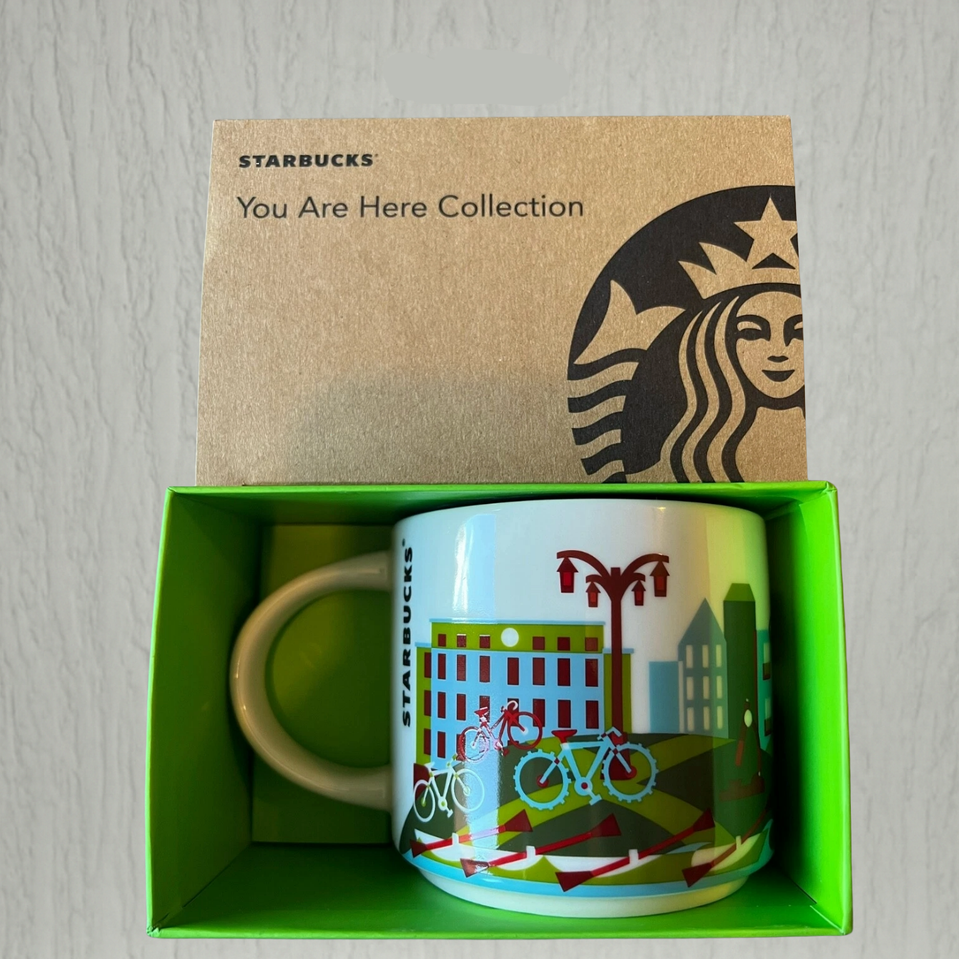 Starbucks You Are Here Cambridge Mug 16oz boxed set – perfect gift for mug collectors