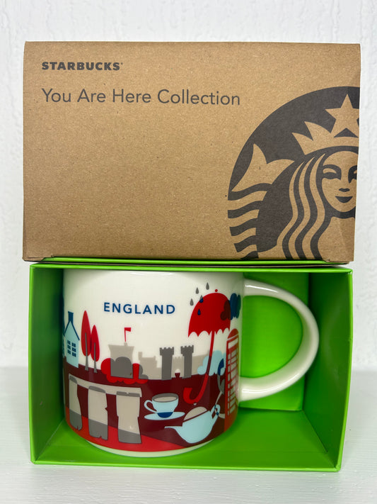 Starbucks You Are Here England Mug – 14oz Ceramic Collectible