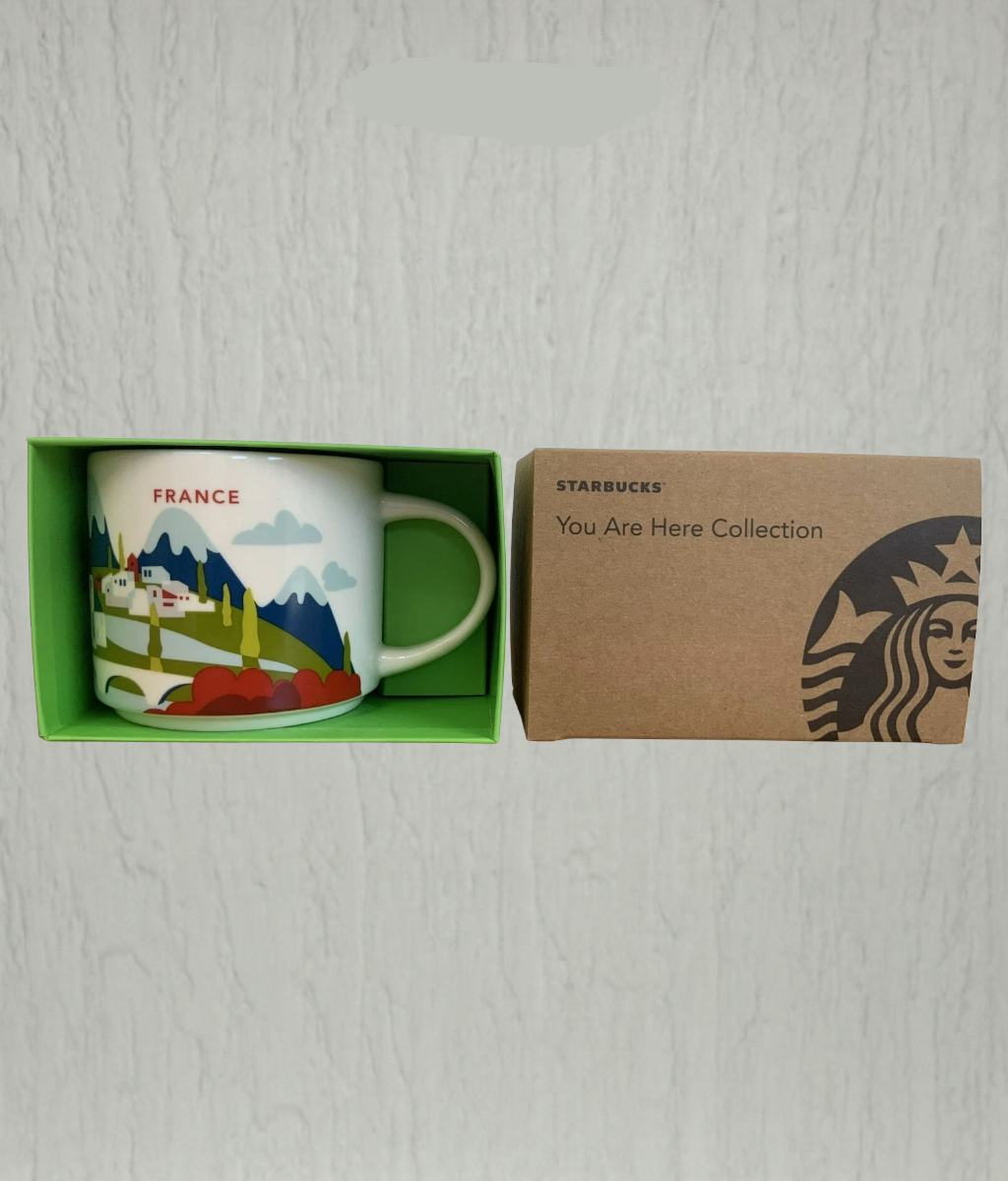 Starbucks You Are Here France Mug 16oz boxed set – perfect gift for mug collectors