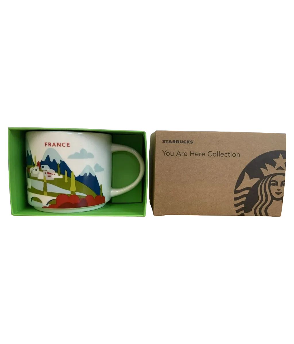 Starbucks You Are Here France Mug 16oz boxed set – perfect gift for mug collectors