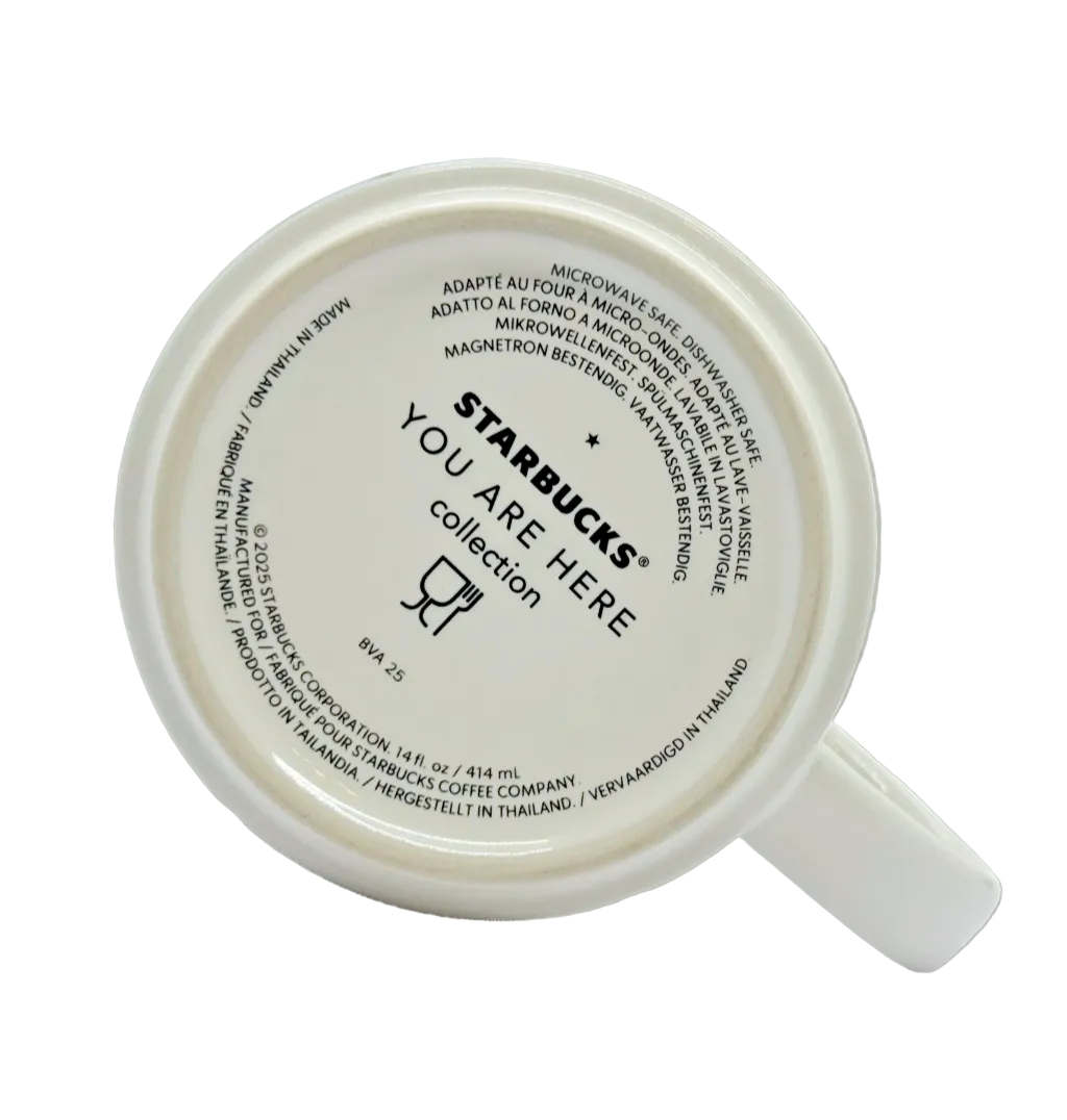 Starbucks You Are Here Manchester Mug 16oz back design – Manchester souvenir cup
