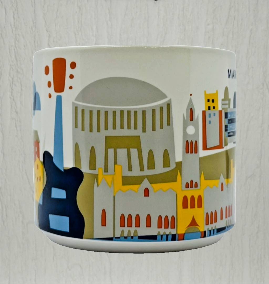 Starbucks You Are Here Manchester Mug 16oz with box packaging – collectors edition gift