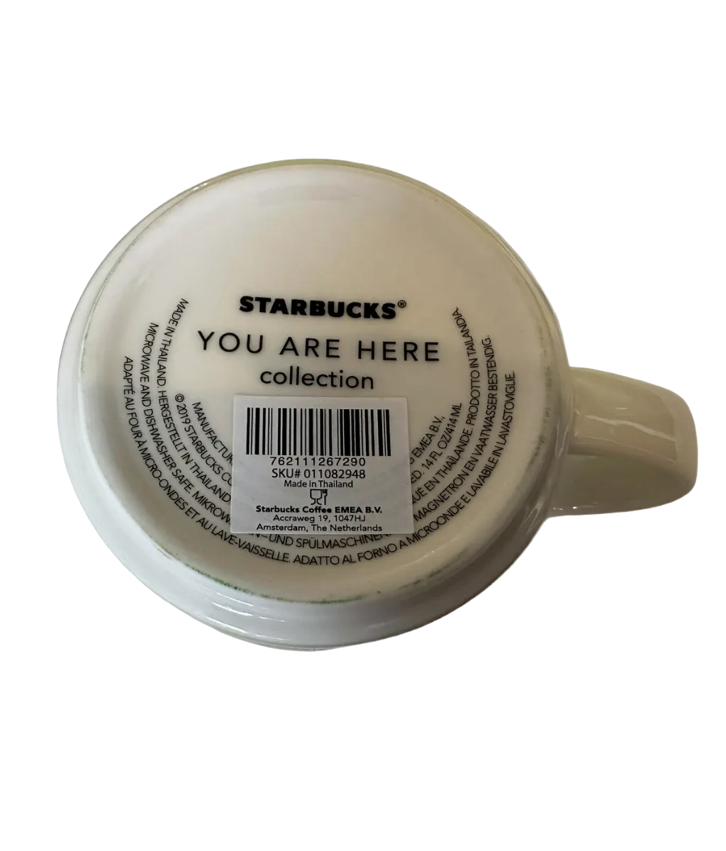 Starbucks You Are Here Spain Mug 16oz back design – Spain souvenir cup
