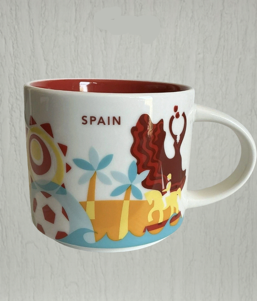 Starbucks You Are Here Spain Mug 16oz ceramic collectible – city series coffee cup