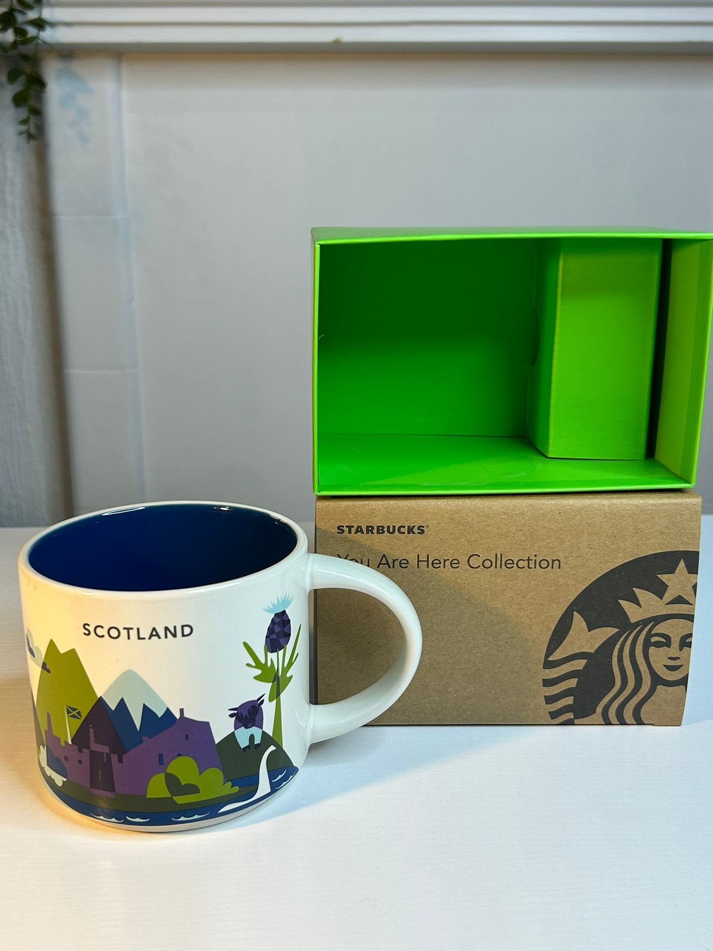 Starbucks You Are Here Scotland Mug 16oz with box packaging – collectors edition gift