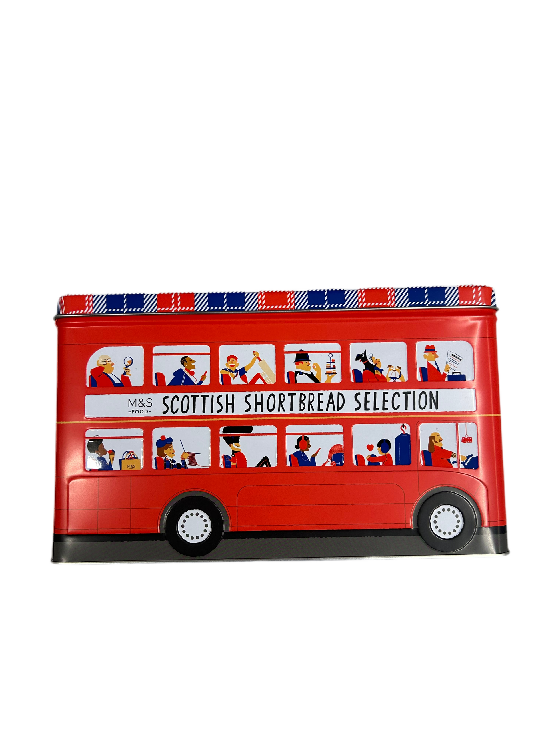 M&S Shortbread Selection London Bus Tin – 500g British Gift