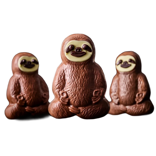 Cute sloth chocolate Easter gift