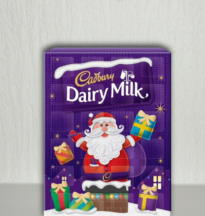 Christmas countdown chocolate calendar from UK