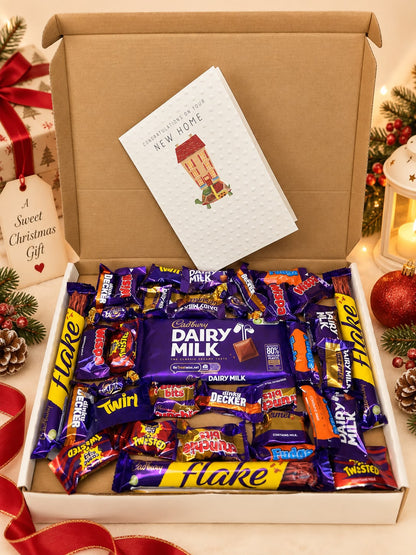 British Cadbury chocolate personalised gift pack with favourite Cadbury chocolates