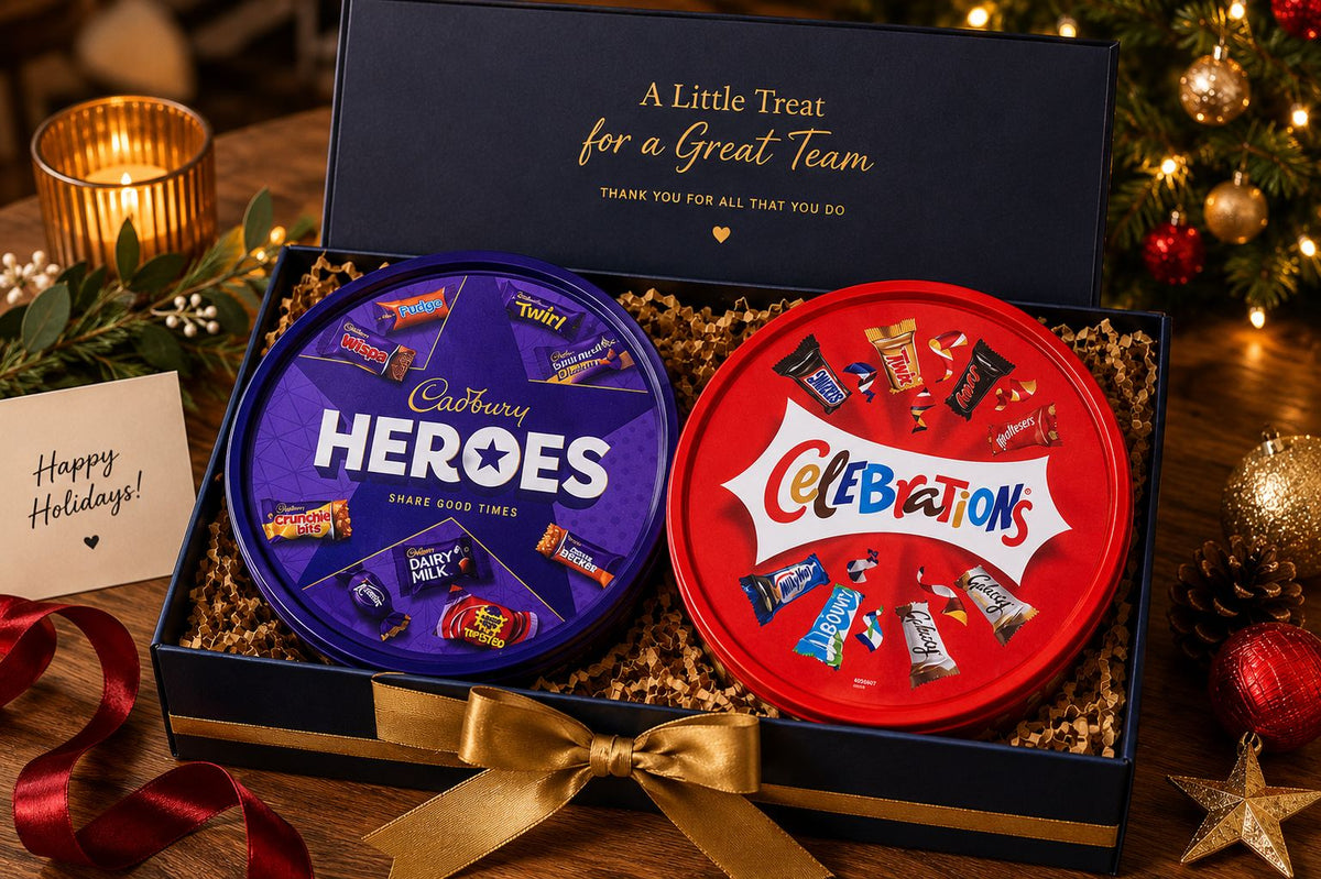 Office chocolate gift hamper for employees clients and business partners