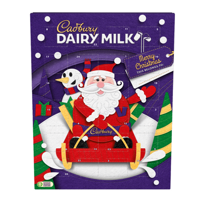 Christmas chocolate countdown calendars for care homes