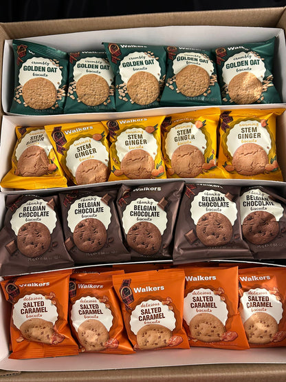 Premium business gift box with British treats