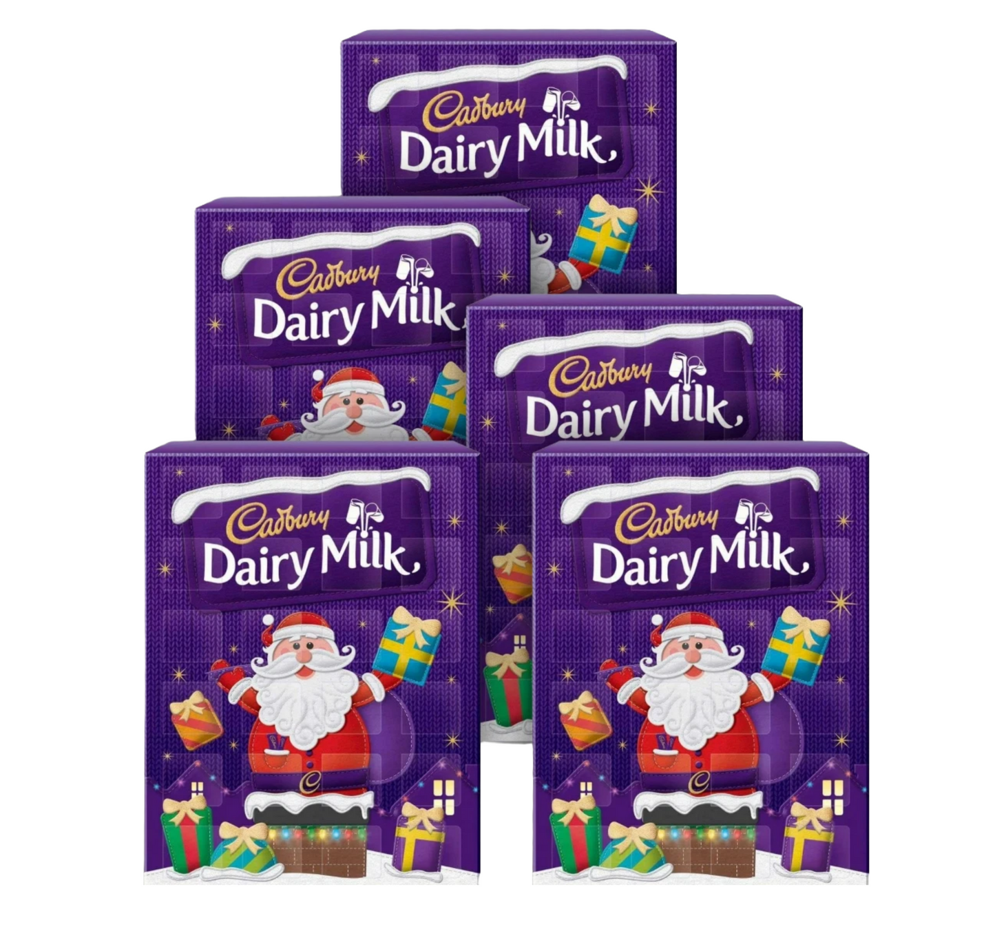 Cadbury Dairy Milk Advent Calendar – Pack of 5 (Christmas Special)