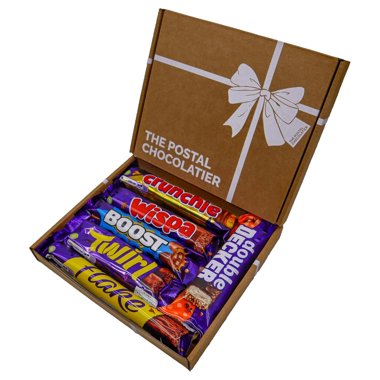 British chocolate gift bundle with personalised message