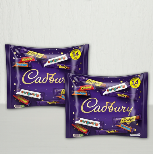 Cadbury Heroes 14-Bar Treat Size Pack of 2