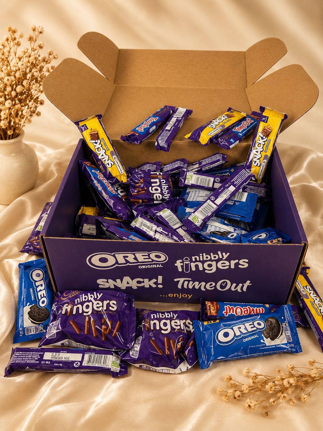 Cadbury & OREO Big Box of Treats with 64 assorted snacks