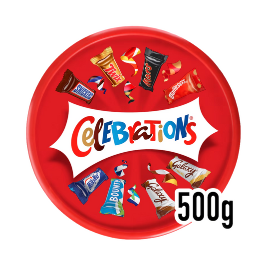 Celebrations milk chocolate sharing gift tub 500g