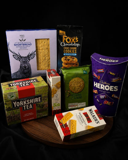 Premium British afternoon tea gift basket