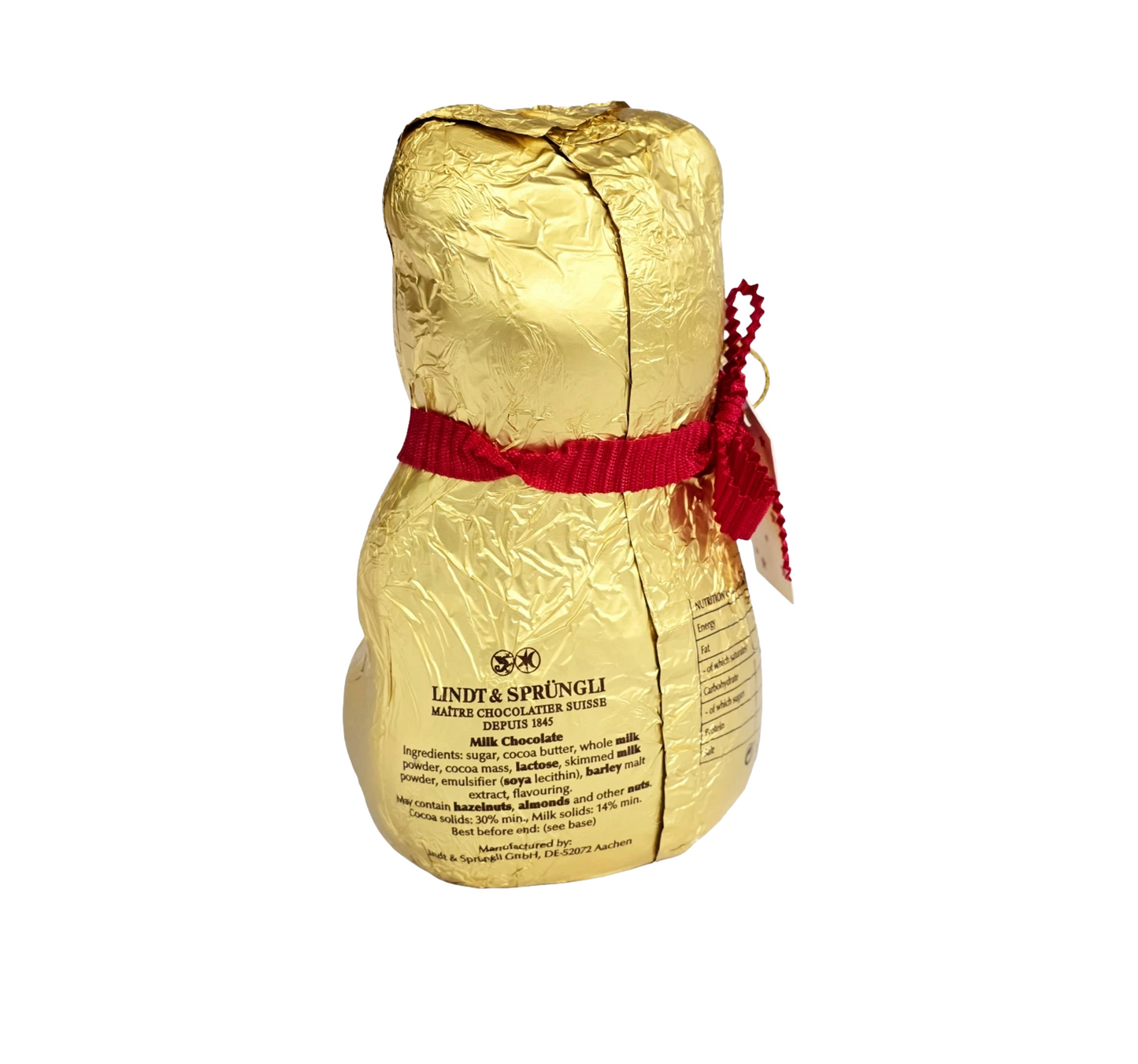 Lindt Teddy Bear Milk Chocolate Bundle  back view